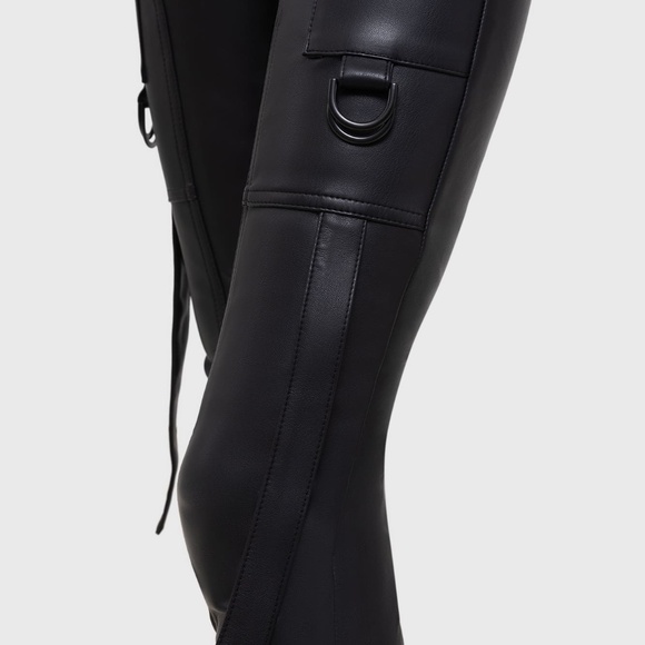 KIHILIST ATRAMENTOUS TROUSERS Smooth PU Leather - Picture 1 of 6